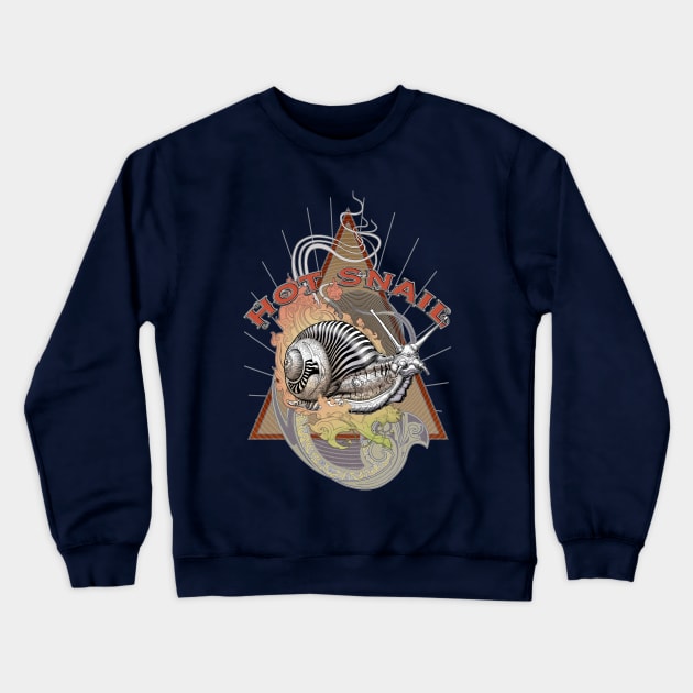 Hot Snail Crewneck Sweatshirt by Gongseng